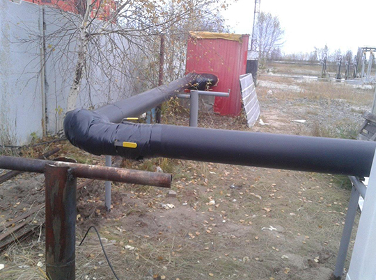 Ремонт наземной теплотрассы «ЛУКОЙЛ – Уралнефтепродукт»